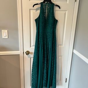 Beautiful green lace gown
